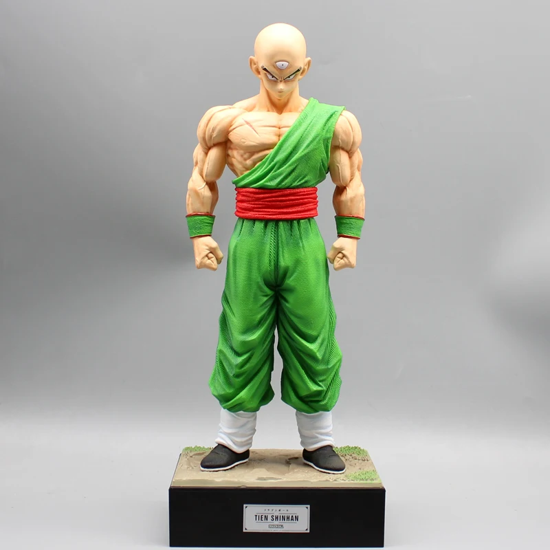 Dragon Ball Anime Action Figure, Chaoz, Tien Shinhan, Gk Modelo PVC, Coleção Estátua, Ornamento, Presente de Férias Infantil, Novo