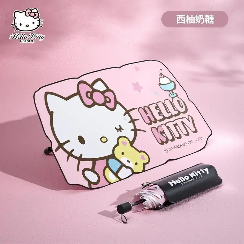

Sanriou Car Sun Protection Umbrellas Summer Foldable Sunshade for Cars Sun Protection Cartoon Hello Kitty Car Accessories Gift