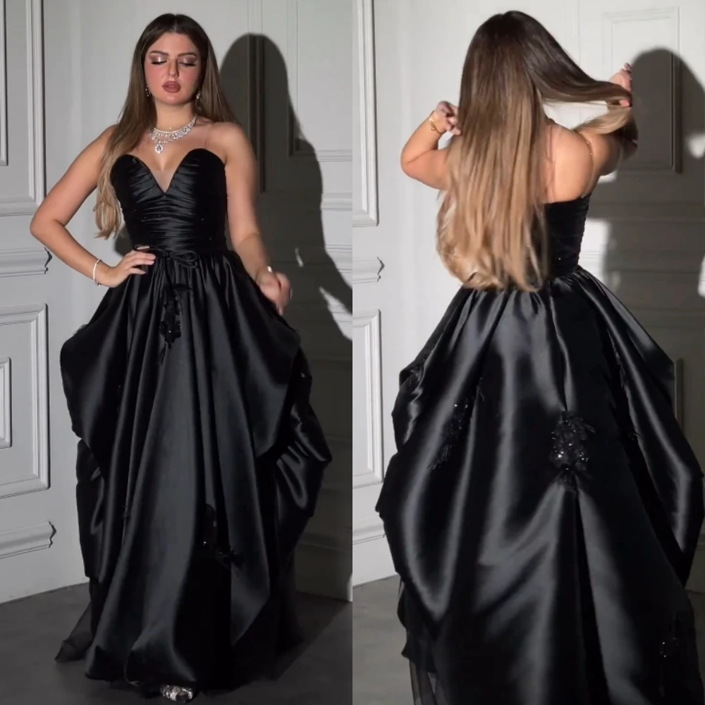 Vestido de fiesta personalizado a la moda, vestido de fiesta sin tirantes de alta calidad, vestidos hasta el suelo, vestido de fiesta Formal para ocasiones, elegante lujo para mujer