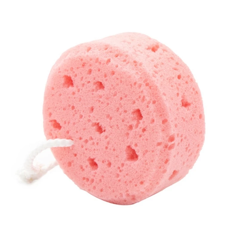 Round Bath Scrubber Improve Skin Texture Remove Dead Cells Spa for Women and Men