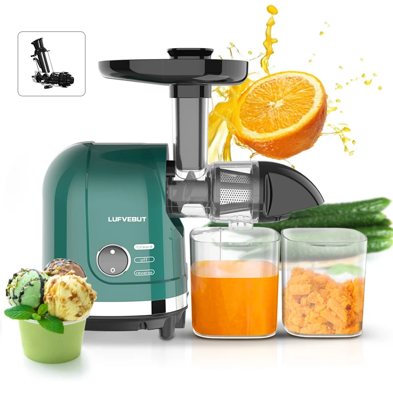 5 IN 1  Kitchen Appliance Smoothie Fruit Slow Juicer Noodles Maker Coffee Grinder Slicer Ice cream maker  Available Sale