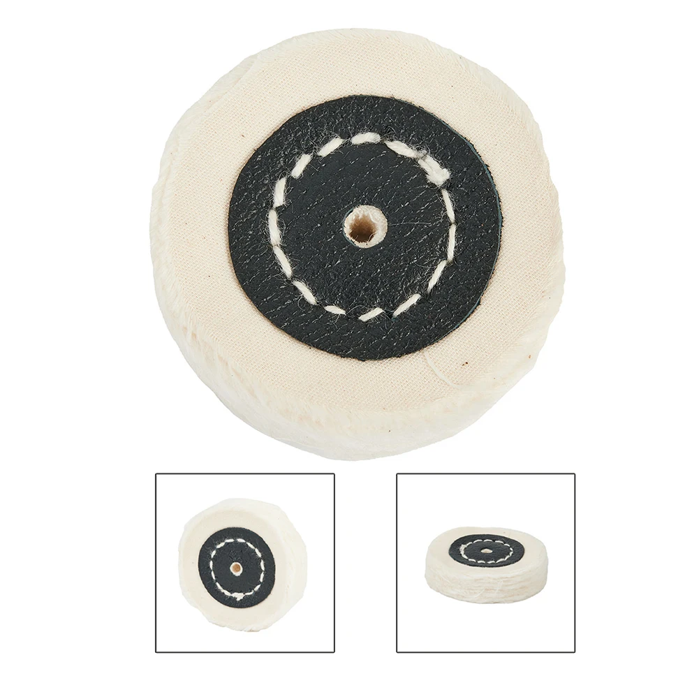 Cloth Polishing Wheel Arbor Buffer Polish Grinder Pad Mat White Polishing Pad Detailing Lixadeira Polijst Pads