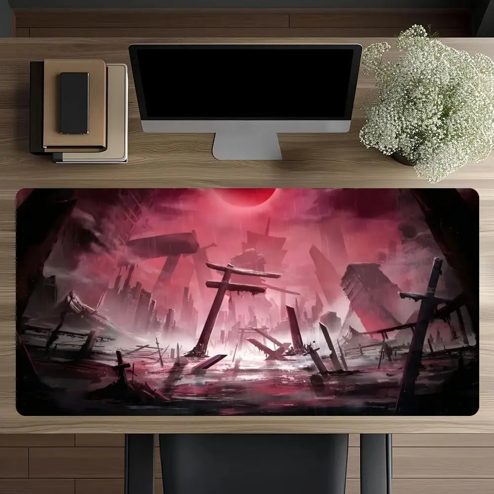 Mouse pad grande para jogos, mouse pad para computador, mesa, chão, teclado de escritório