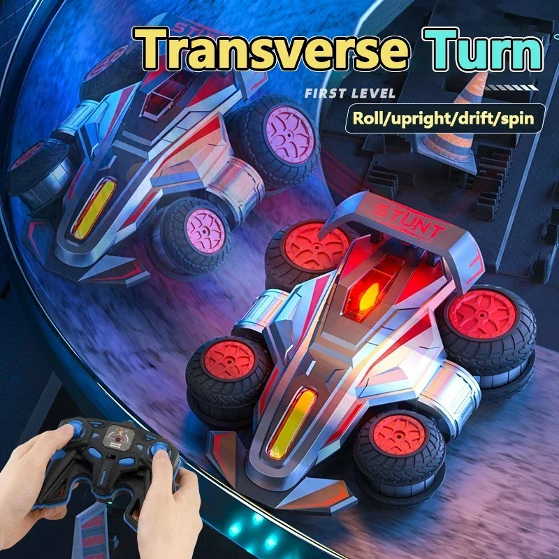

Rc Stunt Car Children Double Sided Flip 2.4G Remote Control 360 Degree Rotation Off Road Drift Rc Car Gifts for Kids Adults Boys