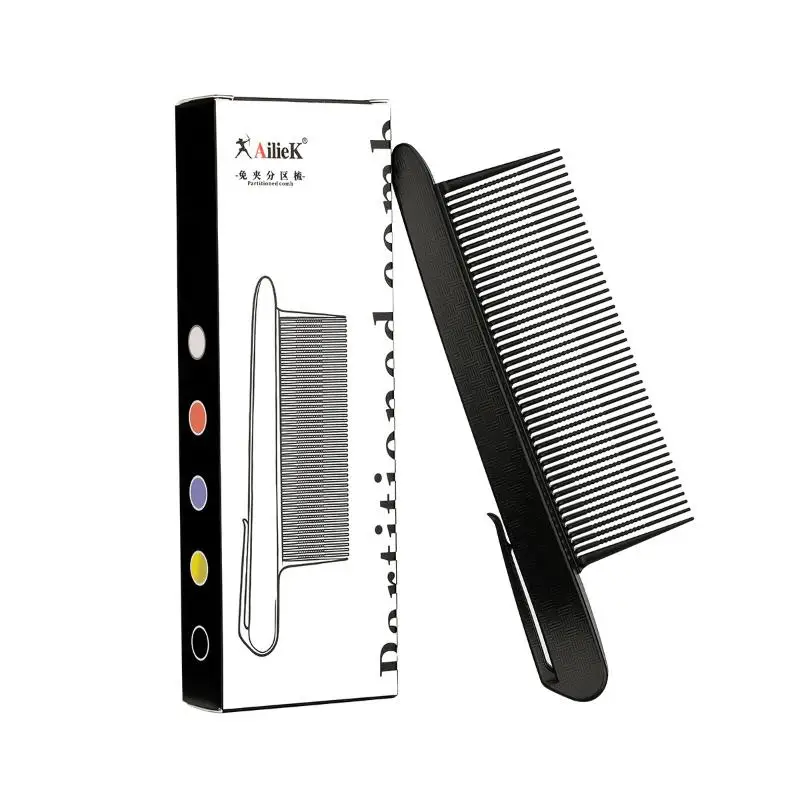 Hair Clips 1 Pcs Salon Wide Teeth Comb Hairdressing Cutting Dying Layering Clip Styling Professional Barber Shop