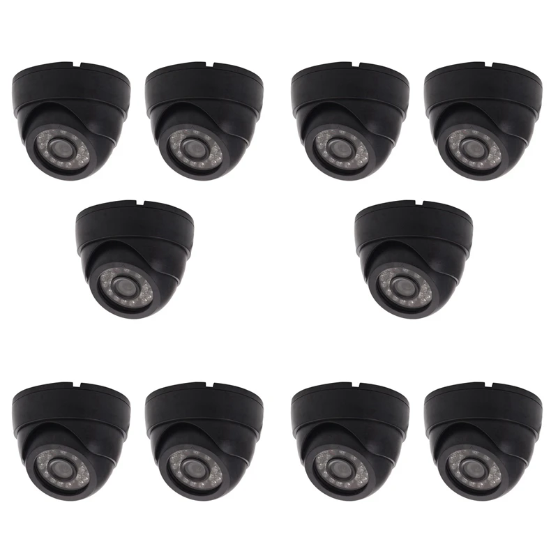 

10X CCTV Camera HD 800TVL Security Dome Camera Outdoor