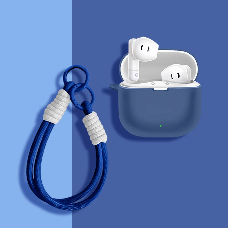 For Baseus Bass BS2 Lite Case Silicone Protect Bluetooth Protective Earphones Case Cover Shockproof Wireless Headphones Box