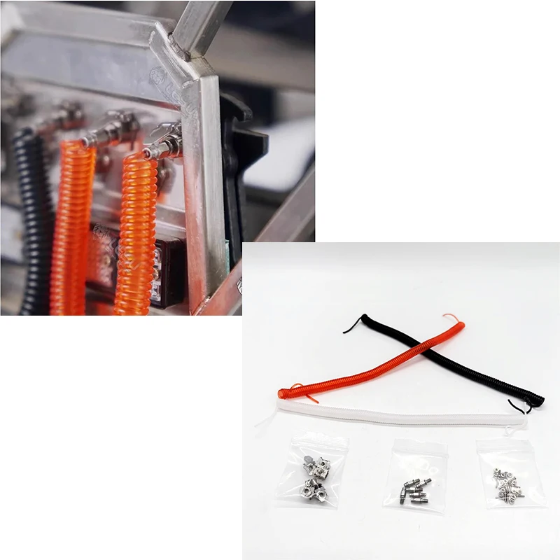 RC 1/14 LESU شاحنة محاكاة المعدات سلك رف أنابيب الغاز الثابتة خط الديكور لتقوم بها بنفسك اكسسوارات لطراز شاحنة Tamiya LESU #6