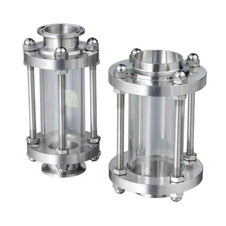 High Quality round Steel Sight Glass Stainless Steel Oil Level Mixing Tank with Welding Connection Food Grade Standard