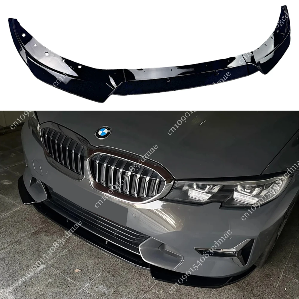 Für BMW 3er G20 G21 Standard Frontstoßstange Splitter Lip Spoiler Diffusor Schutz Body Kit Abdeckung 2019 2020 2021 2022 Tuning
