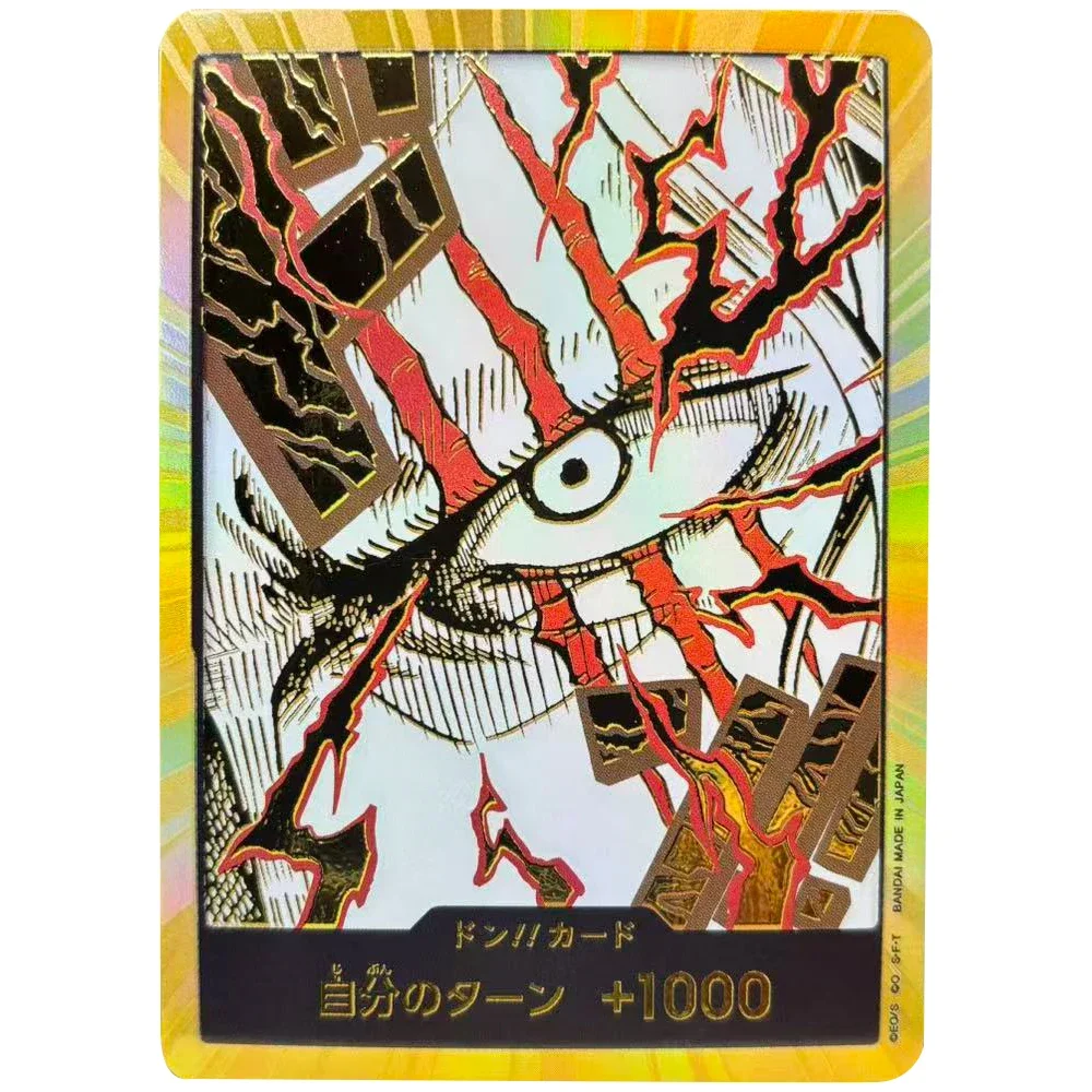 قطعة واحدة مجموعة بطاقات دون بطاقة القرد د. لوفي رورونوا زورو JPN لتقوم بها بنفسك جودة عالية لعبة ذاتية الصنع بطاقات أنيمي لعبة هدية