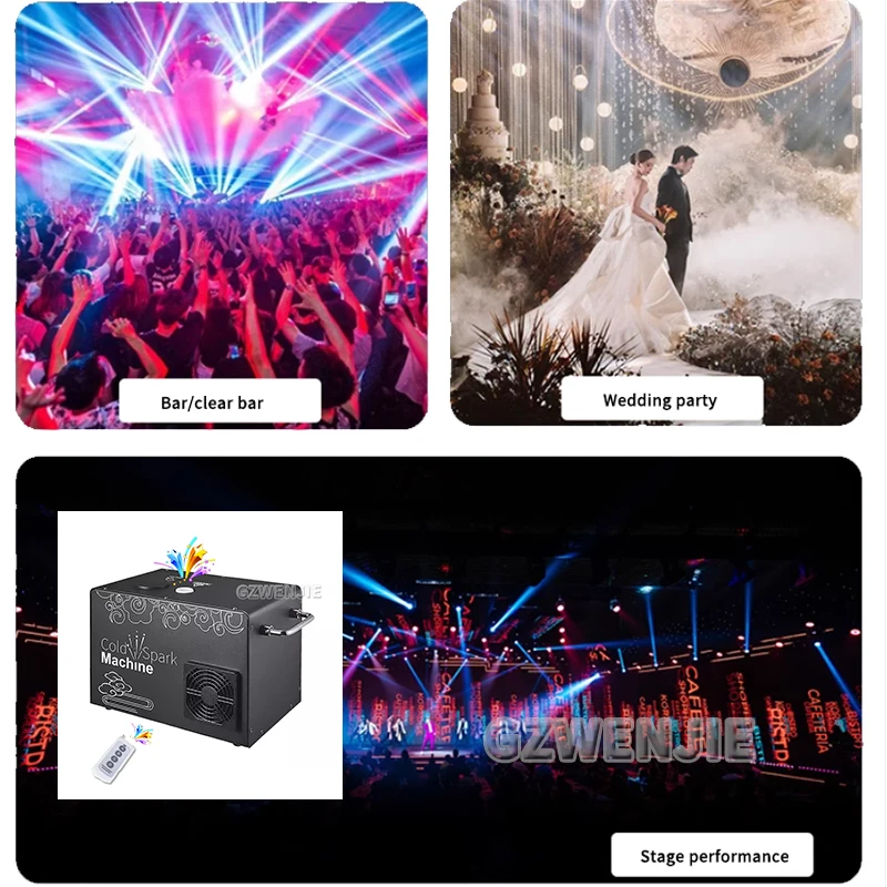 Cold Spark Machine Wedding Dmx512 Remote Control Cold Sparklers Stage Show 650W Sparke Machine effect machine Machine Event Show