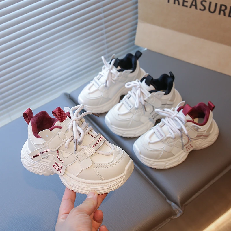 

Новые детские модные многофункциональные повседневные спортивные кроссовки для мальчиков и девочек 2026 года, нескользящие, удобные, для школы и спорта