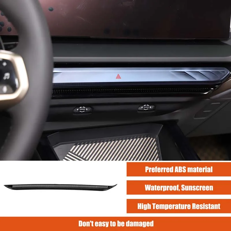 ABS أسود 1 قطعة لسيارات BMW X3 G45 2025 + تصفيف السيارة شاشة التحكم المركزية منفذ الهواء ملصق شبكي ملحقات الحماية الداخلية