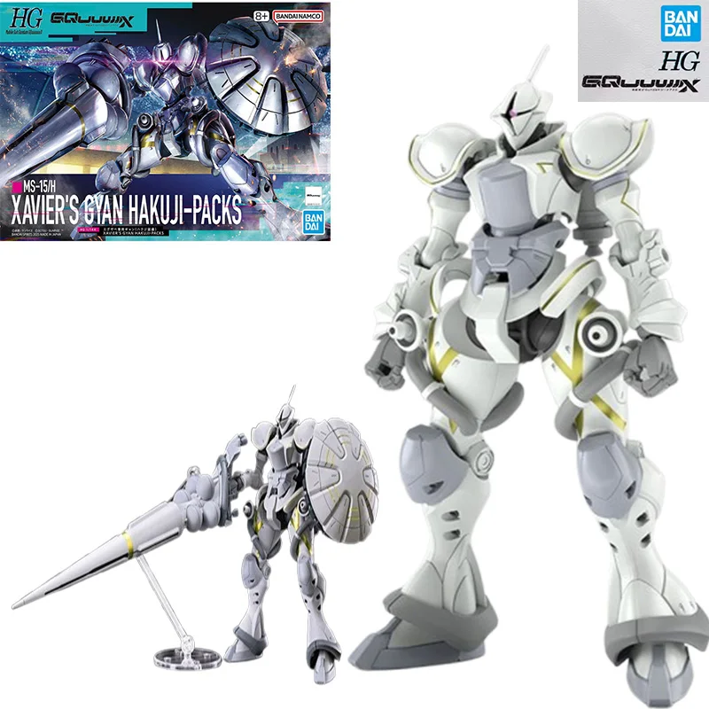 

Оригинальная модель BANDAI HG GQuuuuX 1/144 MS-15/H X Avier's Gyan Hakuji-Packs, фигурка аниме, коллекции фигурок, игрушки, подарок, оригинал