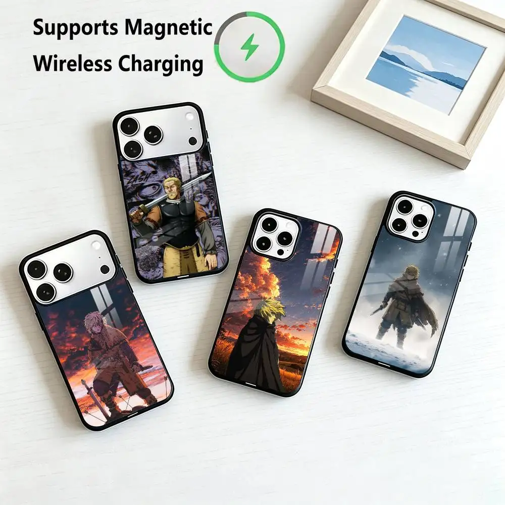 V-Vinland Saga T-Thorfinn  Phone Case For iPhone17,16,15,14,13,12,11 Plus,Pro Allows magnetic wireless charging