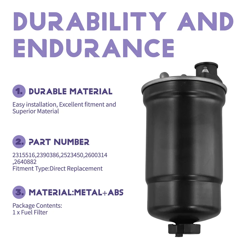 【Price Drop !!】Fuel Filter Replacement For FORD RANGER/BT50 KV61-9155-AH KV61-9B262-AF 2HJ201511C 2315516 2390386 2523450 260031