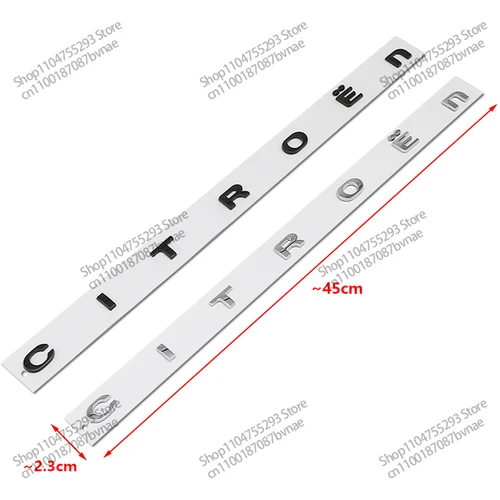 Imagen 2 del producto Pegatinas para Citroen C3 C4 C2 C5 C1 Berlingo Jumper Grand Picasso C4L Saxo Xsara DS3 Elysee ABS logotipo del coche insignia del maletero trasero emblema