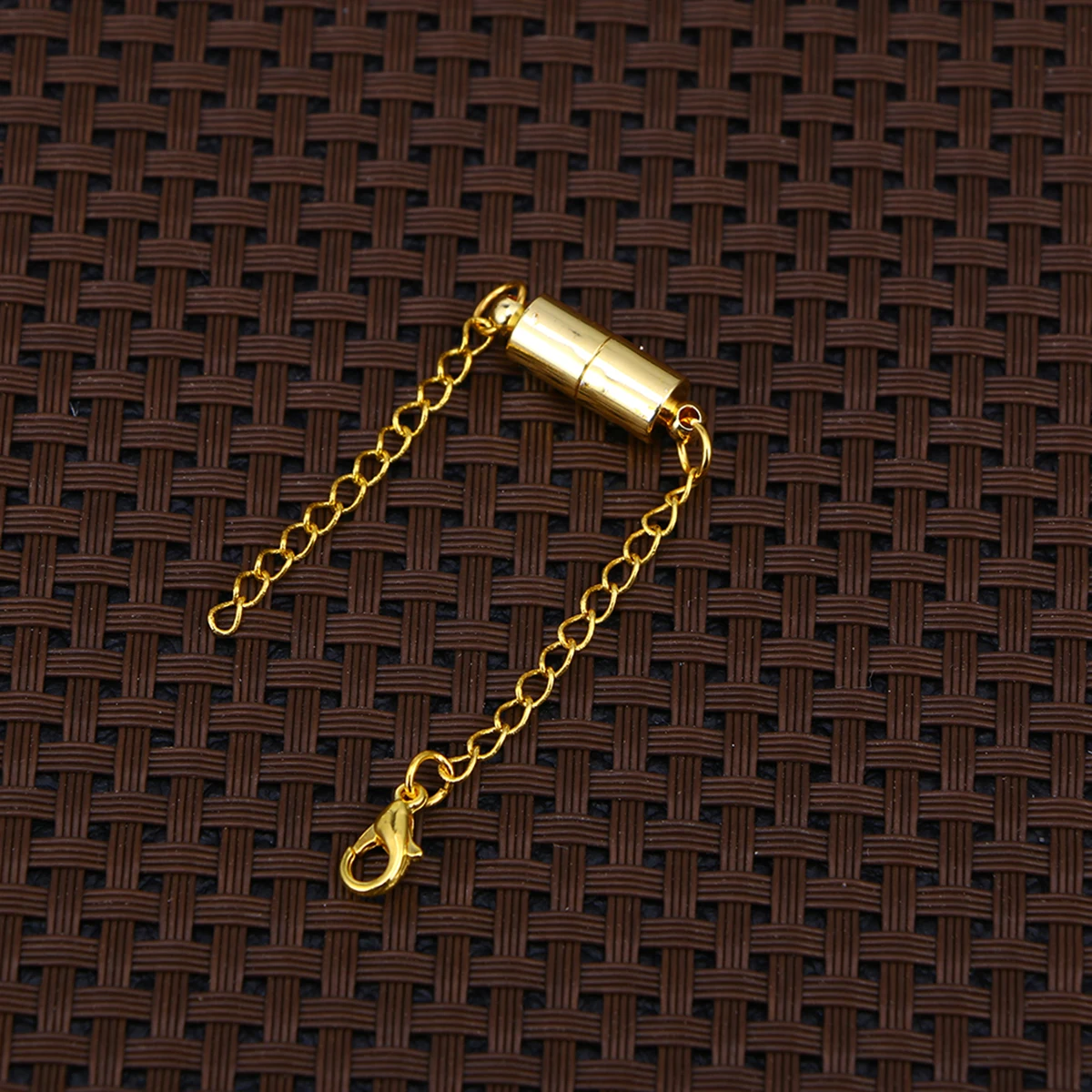 

10pc Silver Magnetic Clasps Stainless Steel Necklace Extenders Easy Install Disassemble Jewelry Buckle Linker Popular