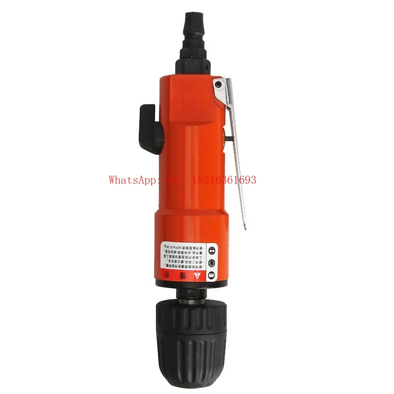 3/8 Pneumatic Straight Handle Positive and Negative Air Drill 1/2 Air Drill Self-locking Low-speed Drilling Tool