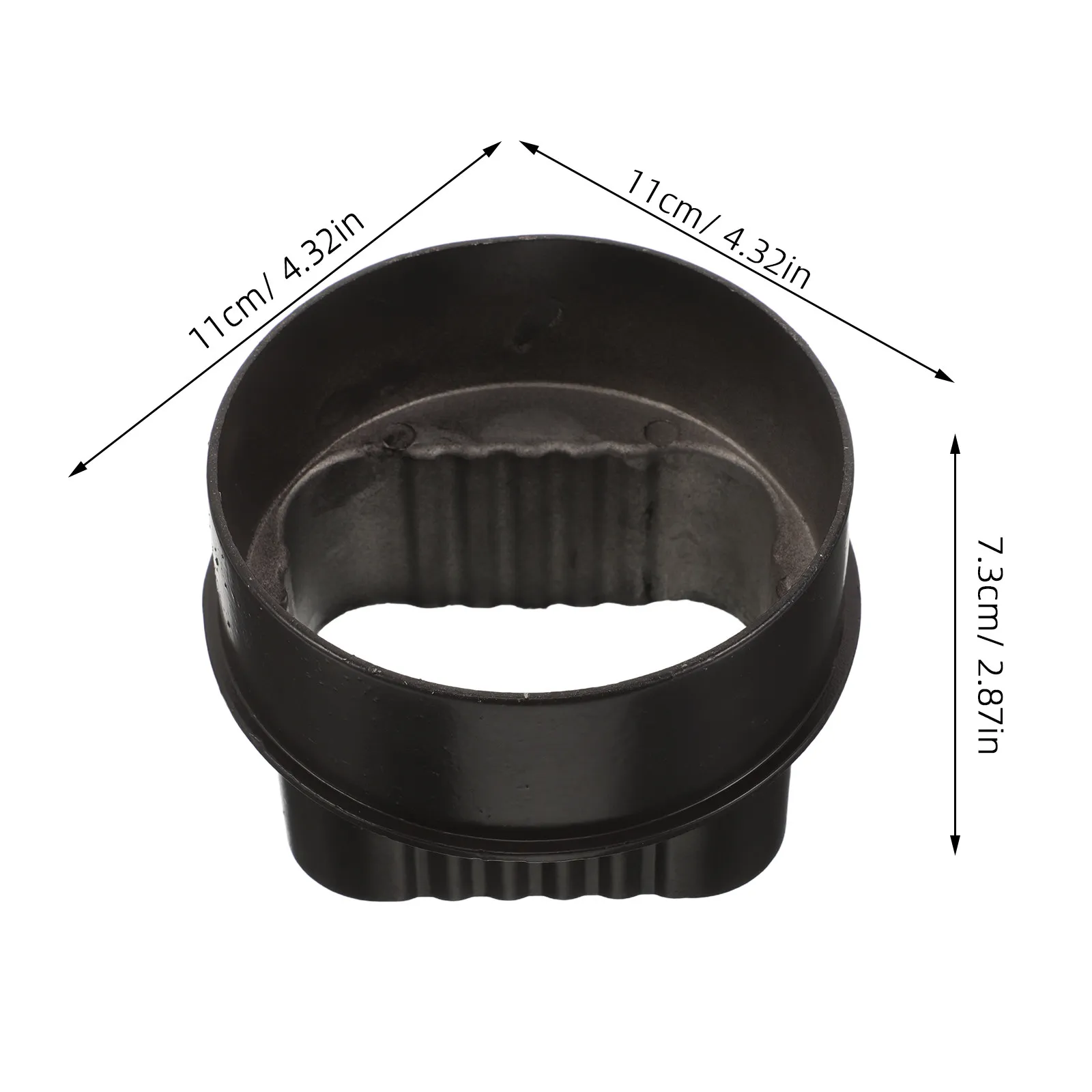 Rain Gutter Downspout Connector Adapter 4x4x3 Funnel Shaped Leakproof Rainwater Diverter Gutter Extension Roof Drainage