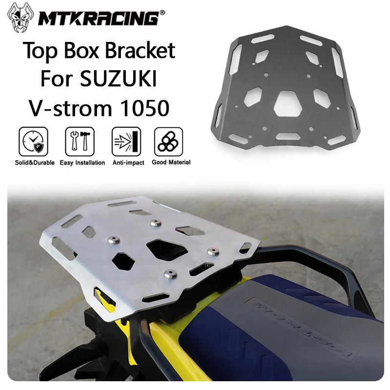 

MTKRACING Top Box Bracket For SUZUKI V-strom 1050 DL1050 2021-2024 Rear Luggage Rack Tailbox Fixer Holder Cargo Tailrack Kit