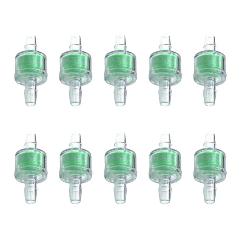 10PCS Aquarium Air Pumps Check Valves Protector Check Valves for Fish Tanks Joint Tubes Hose for Household Aquarium