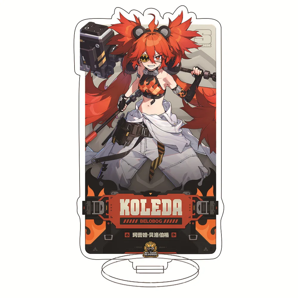 Game Cartoon Anime Zenless Zone Zero Acrylic Stand Figures Mana Nekomiya Nicole Anby Demara Cosplay Action Model Desk Decor Gift