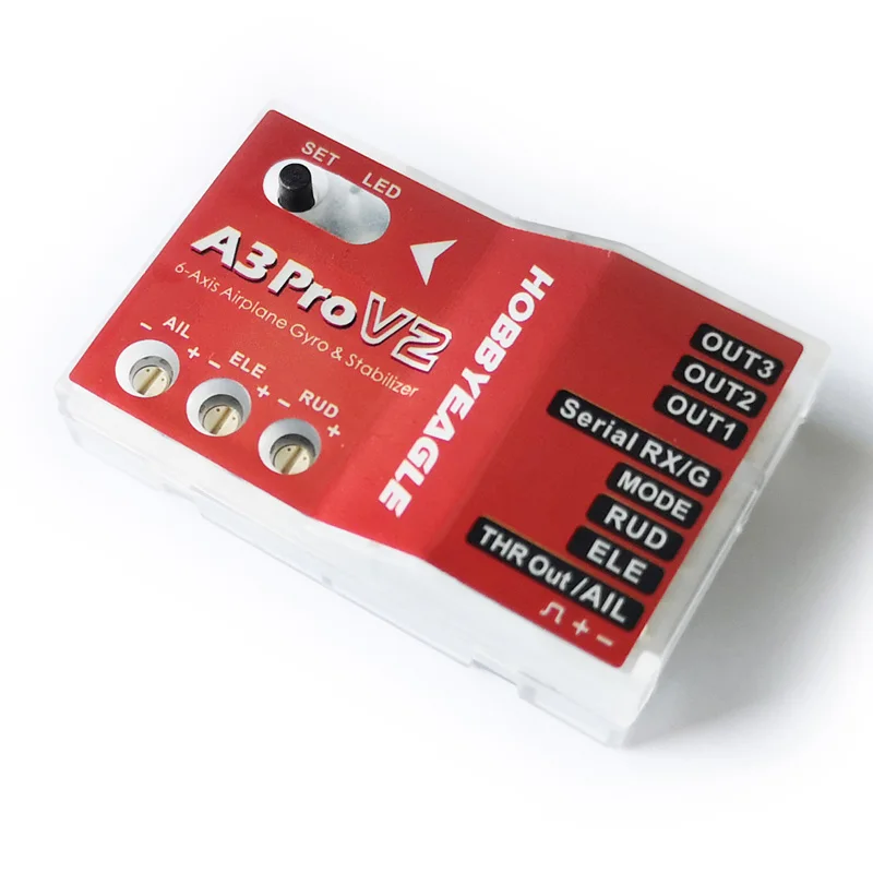 HobbyEagle A3 Pro / A3 Pro V2 Flight Controller sistema stabilizzatore giroscopio aereo a 6 assi per aeroplani RC ala fissa