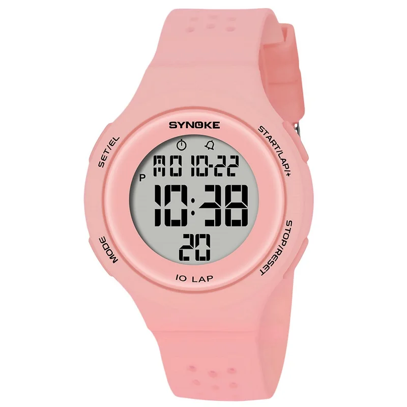 Reloj deportivo Digital Led multifunción para mujer, cronógrafo con alarma, resistente al agua, retroiluminación, cuadrado, Masculino