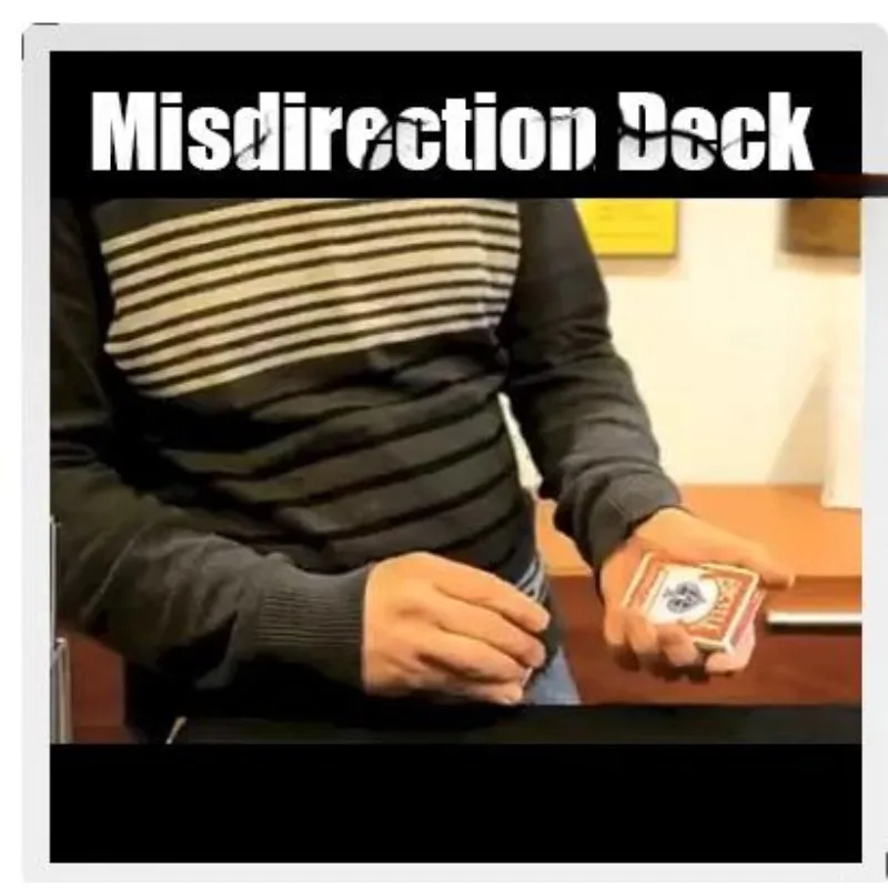 Misdirection Deck DAVID STONE Magician Card Magie Close Up Illusion Magic Tricks Gimmick Accessories Props Fun Mentalism Magia