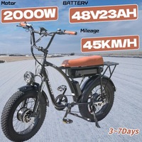 KETELES KF8 20*4.0 inch Fat Tire electric bicycle off-road ebike 2000W Powerful Motor 48V23AH Lithium Battery Electric Bicycle