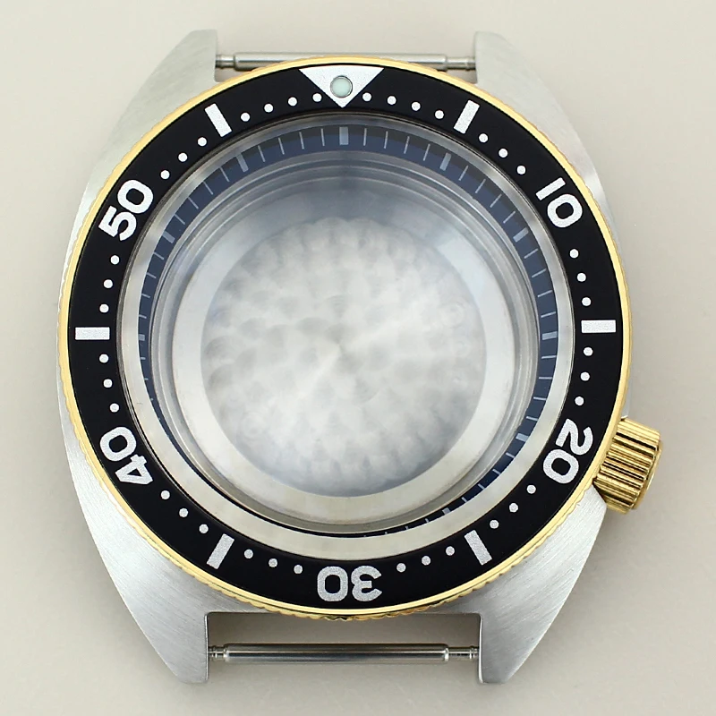 ゴールド/シルバーゴールド 41mm腕時計ケース ステンレススチール製 NH35改造用 アバロン貝殻 NH36 NH34 NH70ムーブメント 28.5mm文字盤 サファイアクリスタル付き