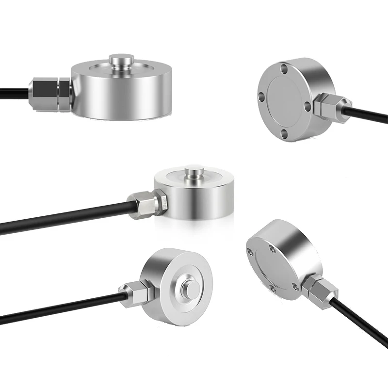 Spoke Type Micro Pressure Sensor Small High-Precision Weighing Sensor Cylinder Force Sensor 2/5/10/20/50 kg 0.1/0.2/0.5/1/2t