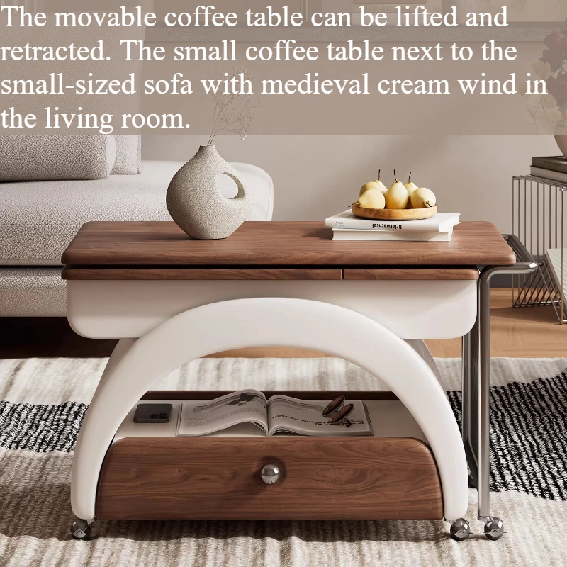 

Salon Low Side Table Hotel Nordic Drawer Adjustable End Table Storage Floor Mesa Elevable Y Extensible Funky Furniture