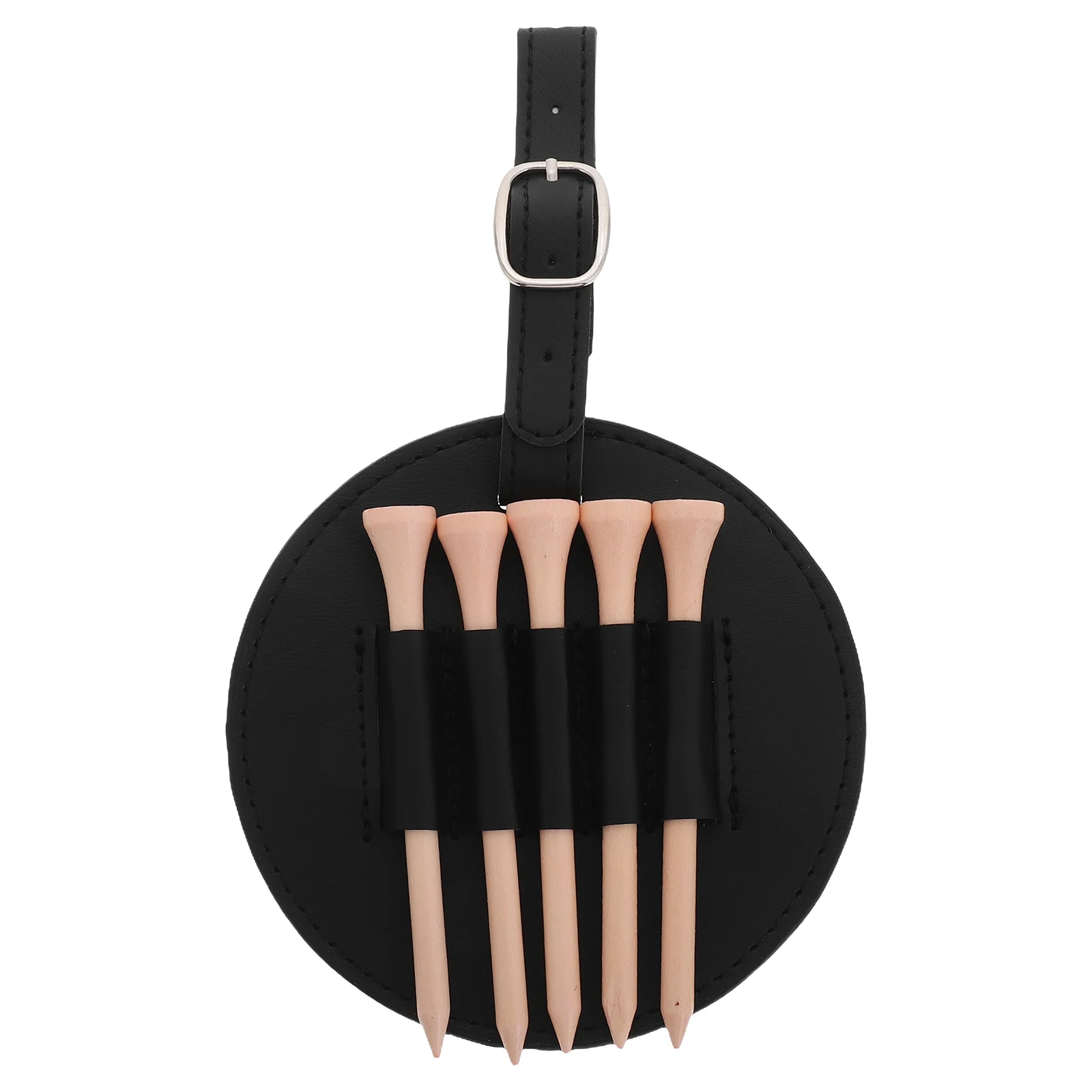 Football Spike Storage Bag Golf Tee Organizer Case for Men Stud Black Accessories