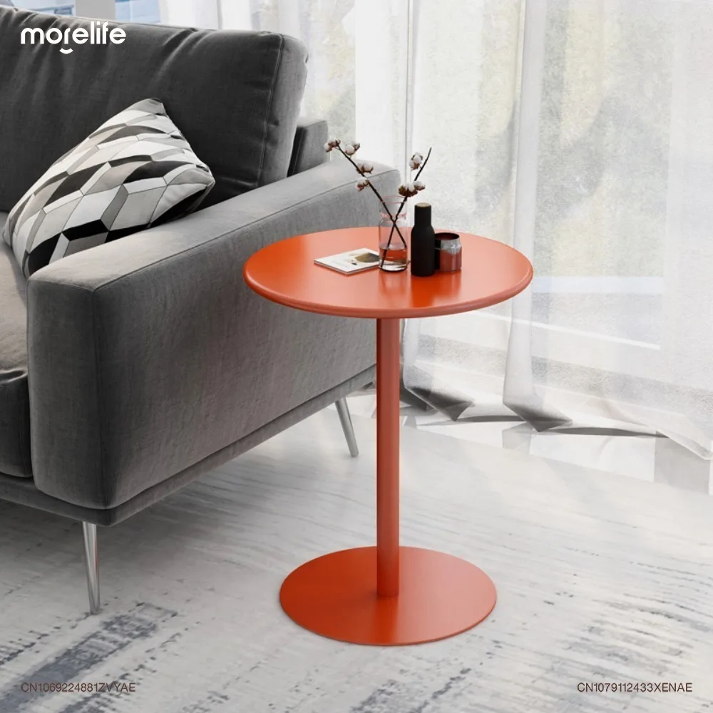 

Nordic Small Coffee Table Minimalism Modern Mini Bedroom Small Round Bedside Table Sofa Corner Several Living Room Furniture K01