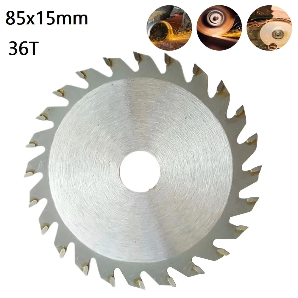 

1PC Saw Blade 85*15mm 36T CT Circular Saw Blade Carbide Tipped Cutting Grinder Disc For Wood Board Cutting Power Tools