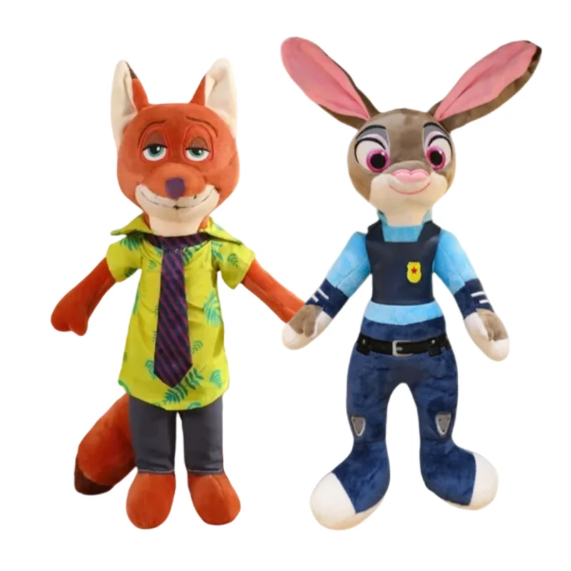 30Cm40Cm Kawaii Disney Zootopia Nick Wilde Judy Hopps Pluche Pop Speelgoed Anime Nieuwe Sofa Kamer Decoratie Kinderen verjaardagscadeau