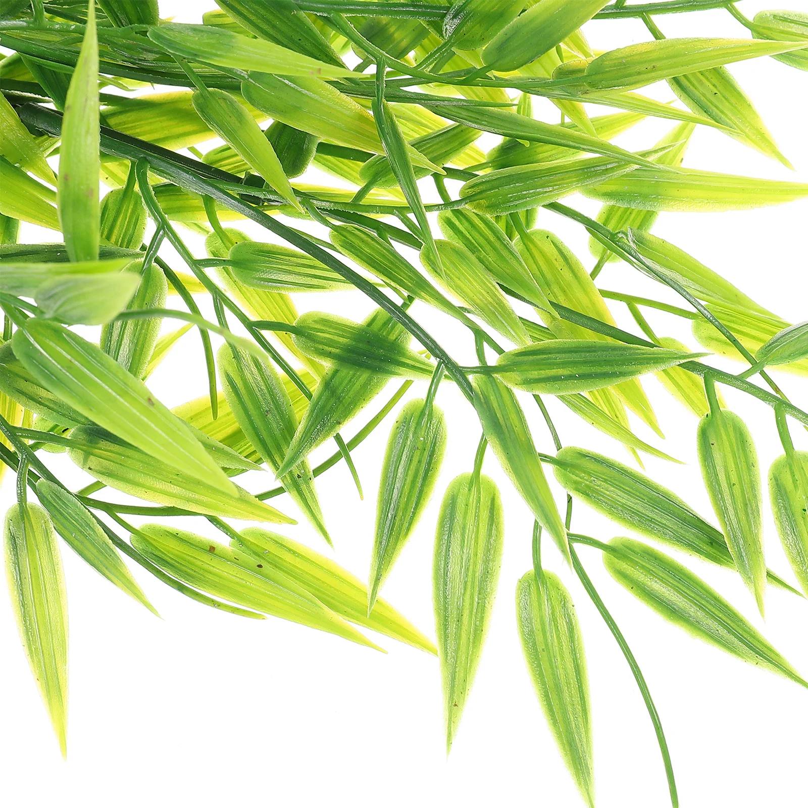 

2pcs Bamboo Leaf Decor Fake Hanging Plants Green Vine Wall Decoration For Home Office Wedding Artificial Plant Vine