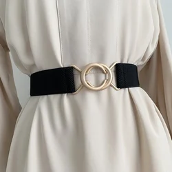 Designer Belts for Women Elastic Waistband Matching Coat Skirt Fashion Decoration All-match Girdle