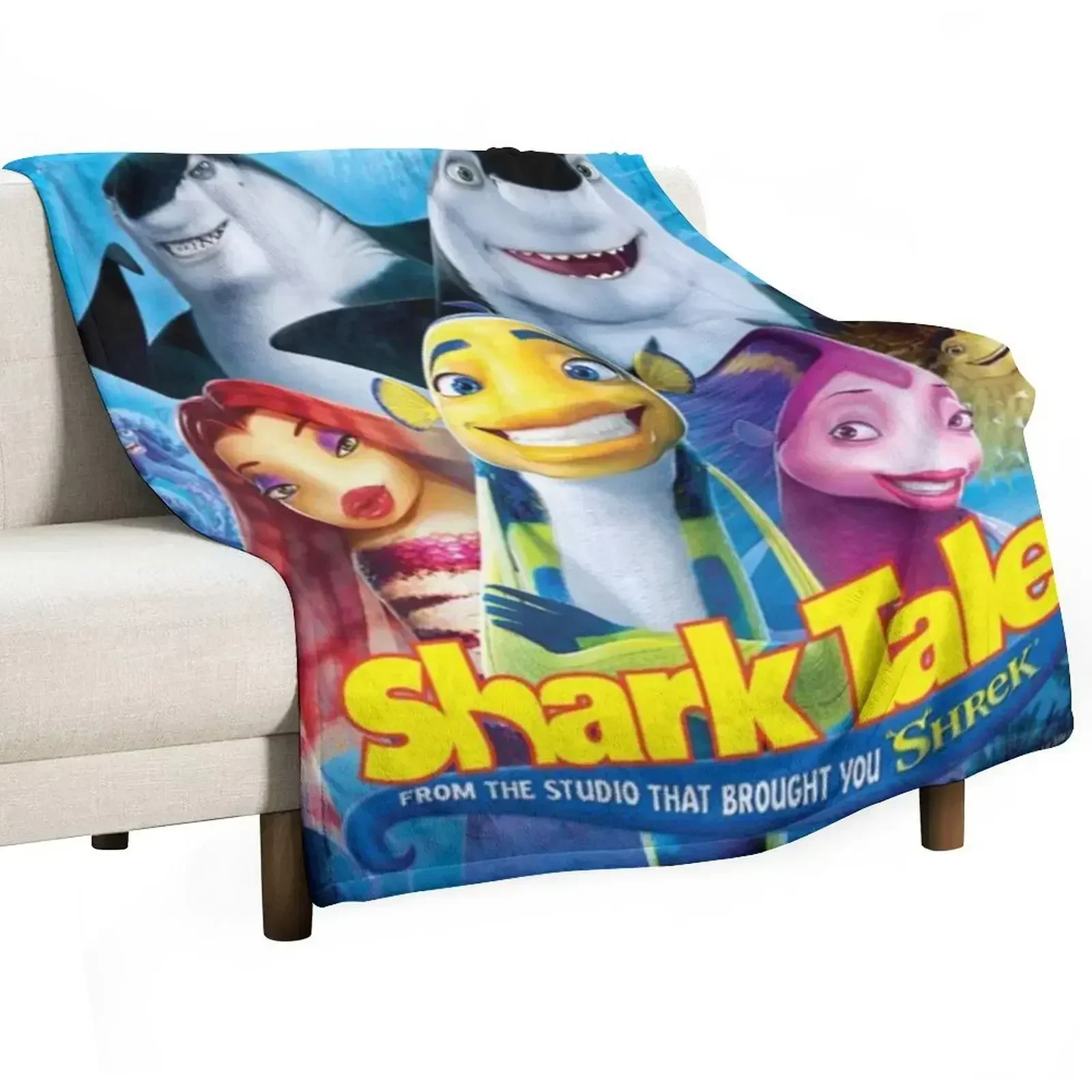 

Shark Tale Throw Blanket Loose for babies Luxury Thicken Blankets