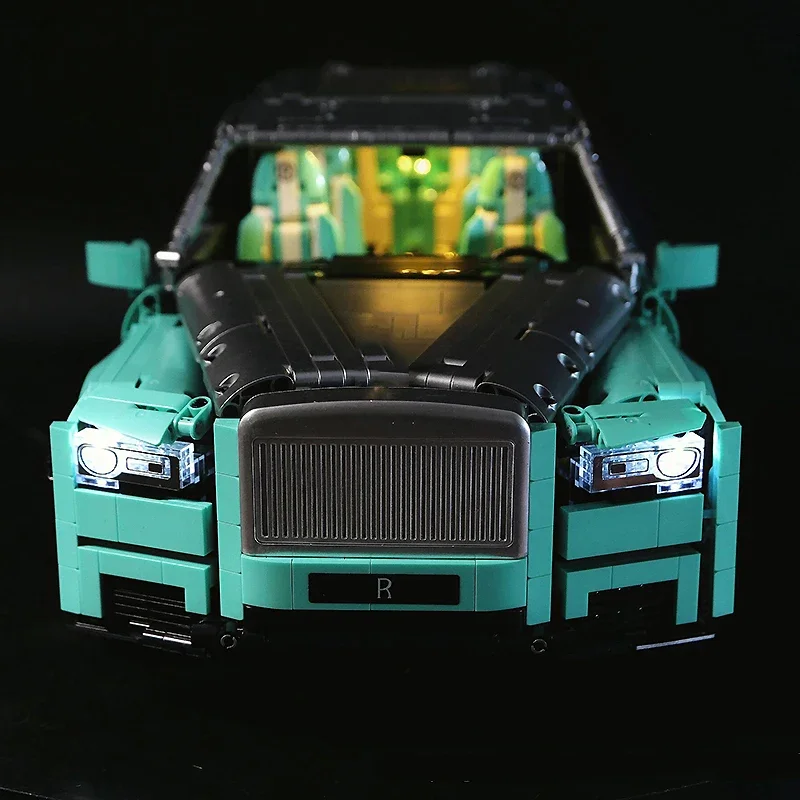 DIY RC LED 라이트 키트, LEGO K93 테크니컬 럭셔리카 로고, 블록 모델 제외, LED 라이트 전용