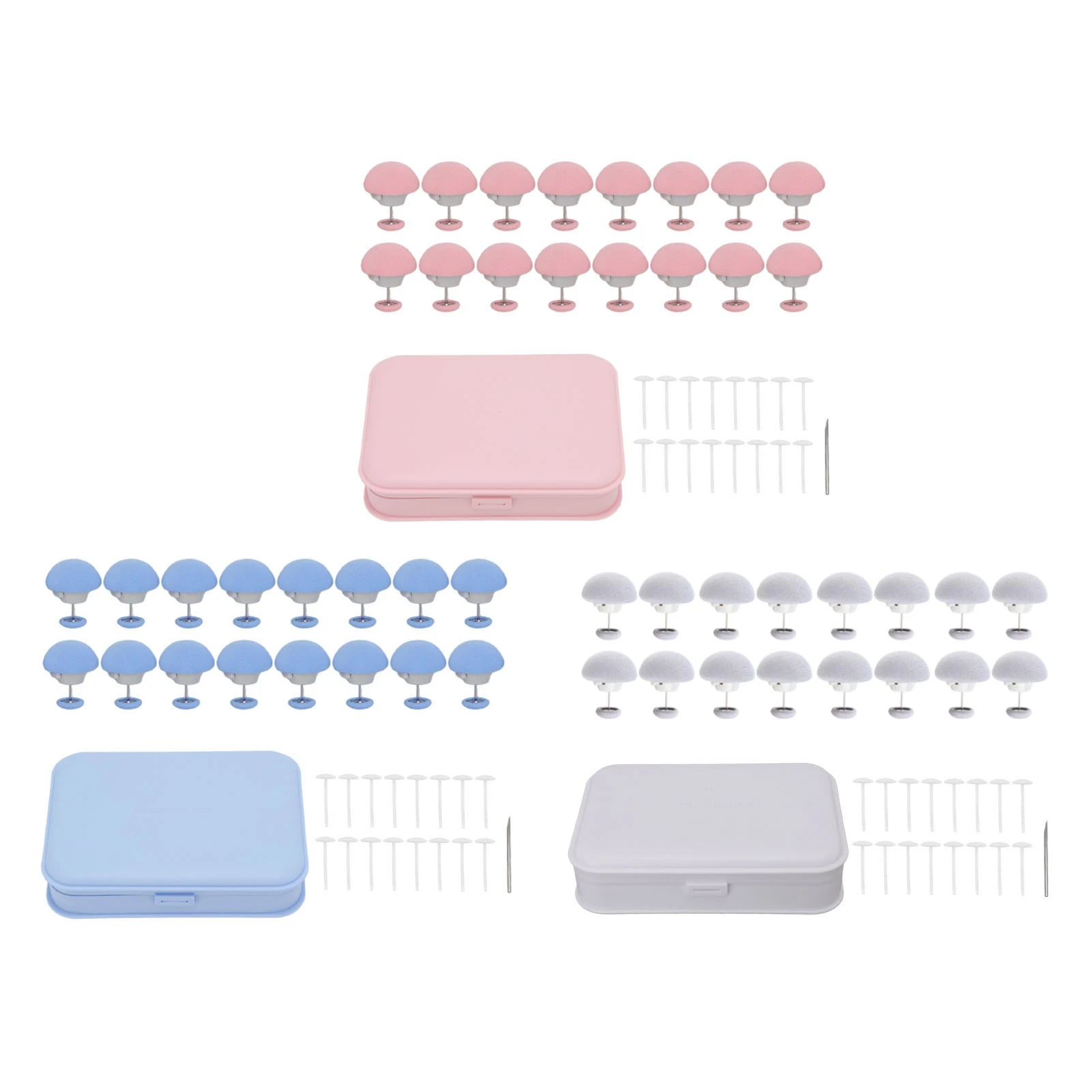 16Pcs Duvet Cover Fastener Clip for Home Cushion Mushroom Shaped Cloth Needle Plastic Quilt Fixator Bed Duvet Sheet Fixing Clip