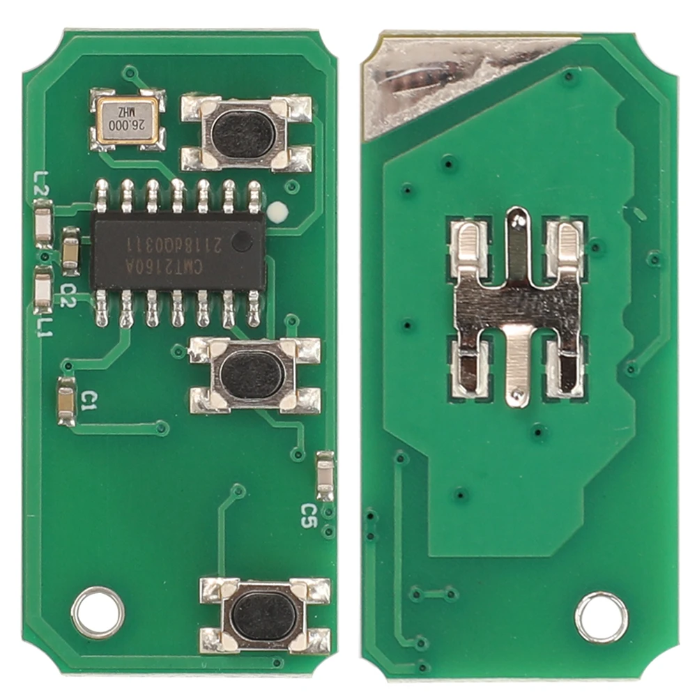 jingyuqin 315/433MHZ 4D60/4D63-80Bit Chip zmodyfikowany klucz zdalny dla Ford Fusion Focus Fiesta MK7 Mondeo MK3 mk4 Galaxy Ranger