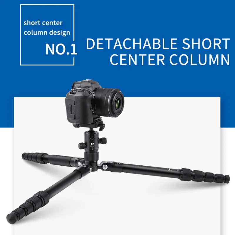 Free Shipping Portable Travel Tripod Photographic Dslr Photo Camera Tripod Aluminum Travel Photographic Camera Tripod