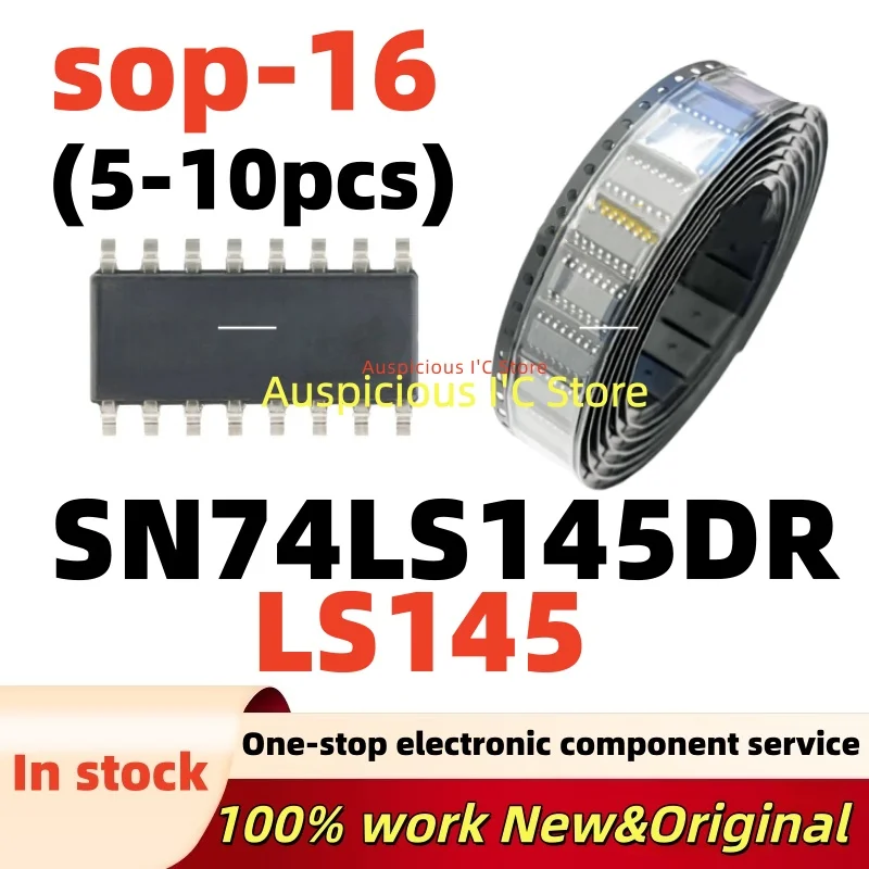 (5-10pcs)100% NEW LS145 74LS145 SN74LS145DR sop-16