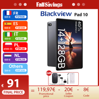 【World Premiere】Blackview Oscal Pad 10 10.1'' Display 8GB 128GB 6580mAh Widevine L1 13MP+8MP Camera Tablet Android 12