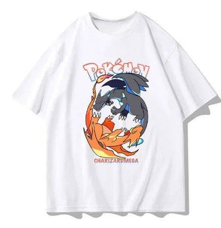 Die Original-Dreier-Formel der Starter-Pokémon-Gruppe! Klassisches Design Nostalgisches Pokémon T-Shirt aus Reiner Baumwolle für Erwachsene und Kinder