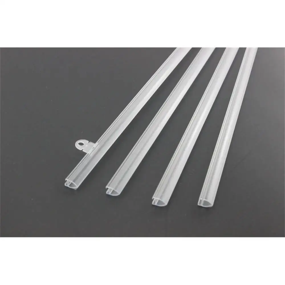 50 قطعة 60 سنتيمتر ورقة المشارك المفاجئة الإطار السكك الحديدية راية تسجيل كليب أنبوب المشارك شماعات هوك قطاع المشارك صورة اللوحة عرض المفاجئة قضيب #4